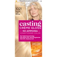 L’Oréal Paris hajszín - Casting Crème Gloss Hair Color - 1021 Pearly Light Blonde