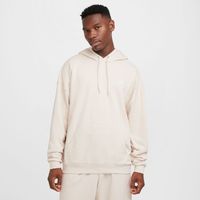 Nike Club Fleece Oversized French Terry Pullover Hoodie Light Orewood - Pánske - Mikina Nike - Biele - HJ1816-104 - Veľkosť: L