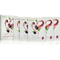 KORIKA SuperFruits Acai Berry - Set of 5 Anti-pollution Face Sheet Masks set pleťových masiek za zvýhodnenú cenu Acai berry