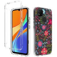 DUAL ART Durable ovitek Xiaomi Redmi 9C FLOWERS