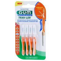 G.U.M Trav-Ler Interdental szczoteczki międzyzębowe 4 szt.