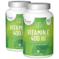 Essentials Vitamin E 400 IE hochdosiert, vegan, 120 Kapseln