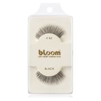 Bloom Natural nalepovacie mihalnice z prírodných vlasov No. 82 (Black) 1 cm