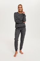 Women's pajamas Andromeda, long sleeves, long trousers - print