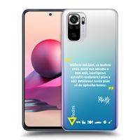 Silikónový prehľadný obal pre Xiaomi Redmi Note 10S - Kazma - MŮŽETE DOKÁZAT, CO BUDETE CHTÍT