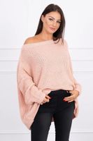 Oversize sweater powder pink