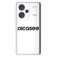 Silikónový prehľadný obal pre Xiaomi Redmi Note 13 Pro+ 5G - Picasee - new logo - black