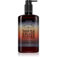 Scottish Fine Soaps Thistle & Black Pepper milo za obraz, telo in lase 500 ml