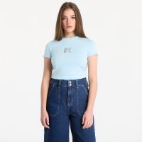 T-shirt Karl Lagerfeld Jeans Slim Ss K Logo Tee Corydalis Blue XS
