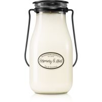 Milkhouse Candle Co. Creamery Rosemary & Mint dišeča sveča Milkbottle 397 g