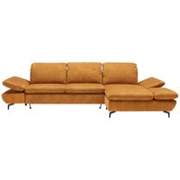 Chilliano ROHOVÁ SEDACIA SÚPRAVA, textil, kari žltá