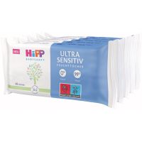 Hipp Babysanft Ultra Sensitive вологі серветки для дітей 5x48 кс