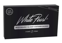 VitalCare Bieliace prúžky na zuby s aktívnym uhlíkom White Pearl