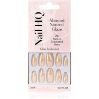 Nail HQ Almond Umjetni nokti Natural Glaze 24 kom