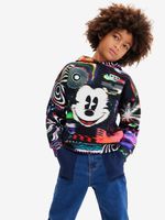 Desigual Aryeh Mickey Sweatshirt Kinder Schwarz