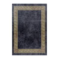 Novel PLOCHO TKANÝ KOBEREC, 120/170 cm, čierna, zlatá