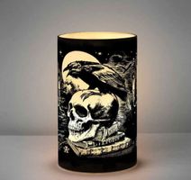Dekoration (Lampe) ALCHEMY GOTHIC - Poes Raven