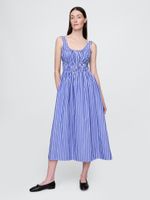 GAP Poplin midi dress with pockets - Women's