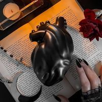Schmuckbox KILLSTAR - Black Heart - schwarz
