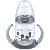 NUK First Choice Mickey Mouse тренувальний кухоль з ручками 6m+ Grey 150 мл