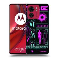 Silikónový prehľadný obal pre Motorola Edge 40 - HYPE SMILE