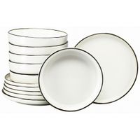 Creatable JEDÁLENSKÝ SERVIS Nordic Festive Creme 12-dielne