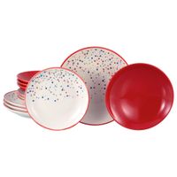Creatable JEDÁLENSKÝ SERVIS Joy Rot-bunt 12-dielne