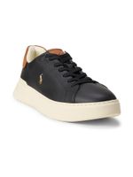 Polo Ralph Lauren Niske tenisice 'COURT'  konjak / crna