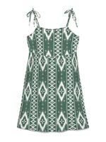 VERO MODA Ljetna haljina 'VMMYMILO'  ecru/prljavo bijela / tamno zelena / bijela