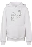 Children's hoodie One Line Fit white