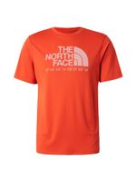THE NORTH FACE Majica  narančasto crvena / bijela
