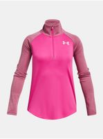 Růžové holčičí sportovní tričko Under Armour Tech