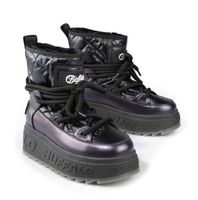 buty zimowe damskie - ELIZA - BUFFALO - 1270143-BLK 37