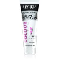 Revuele Colour Glow Rejuvenating Peel off Glitter Mask zlupovacia maska na omladenie pleti 80 ml