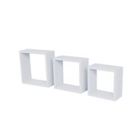 Carryhome SADA NÁSTENNÝCH REGÁLOV, biela