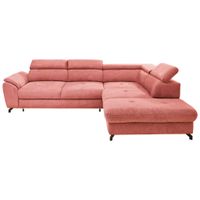 Stylife ROHOVÁ SEDAČKA, textil, koralová