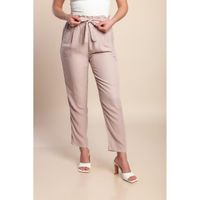 Lange Hose Mit Gummibund, Hellrosa