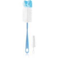 BabyOno Take Care Brush for Bottles and Teats with Mini Brush & Sponge Tip Reinigungsbürste Blue 2 St.
