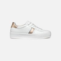 White women's sneakers Geox Claudin - Women's