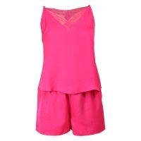Női pizsama Tommy Hilfiger rózsaszín (UW0UW04446 TP1) XS