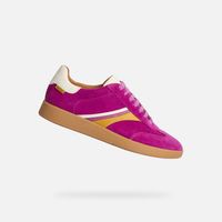Pink Women's Geox Meleda Sneakers - Women's