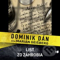 List zo záhrobia - Dominik Dán - audiokniha z kategorie Detektivky, thrillery a horory
