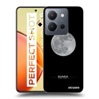 Silikónový prehľadný obal pre Vivo Y36 4G - Moon Minimal