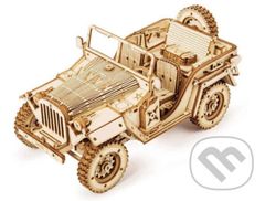 Vojenský džíp (3D dřevěné puzzle) - puzzle z kategorie 3D puzzle