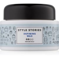 Alfaparf Milano Style Stories The Range Paste oblikovalna voskasta pasta s srednjim utrjevanjem Defining Wax 75 ml