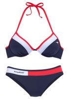 KangaROOS Bikini  mornarsko plava / roza / bijela