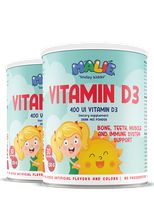 Malie Vitamin D3 1+1 GRATIS | Prašak za piće | Izvrstan okus | Za zdrav imunološki sustav | Za djecu i mlade | 300g