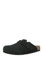 BIRKENSTOCK Natikače s potpeticom 'Boston'  crna