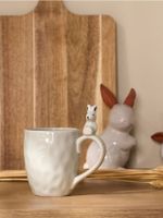 Sinsay - Kubek z elementem 3d o nierównej fakturze - szary