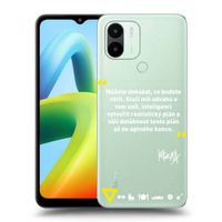 Silikónový prehľadný obal pre Xiaomi Redmi A2 - Kazma - MŮŽETE DOKÁZAT, CO BUDETE CHTÍT
